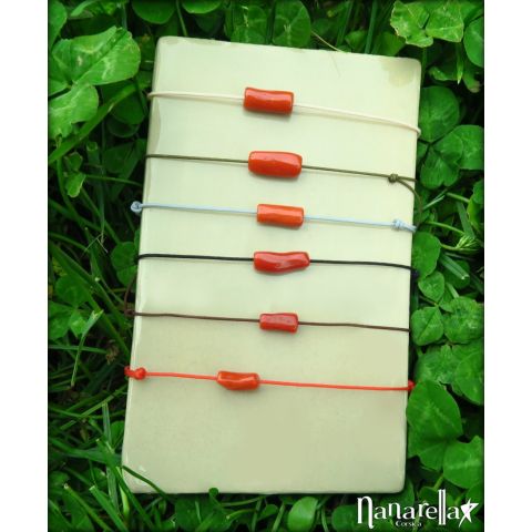 Le Bracelet Tube en Corail Corail - 1 2