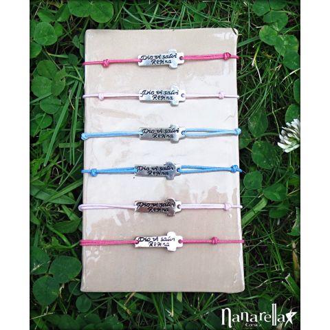 Le Bracelet Dio Vi Salvi Regina enfant ou bébé I Missaghji - 1 2