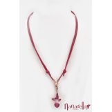 Le Ras de Cou Cordon Cuir Les Accroches Charms - 2