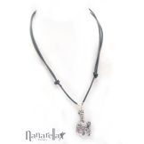 Le Ras de Cou Cordon Cuir Les Accroches Charms - 5