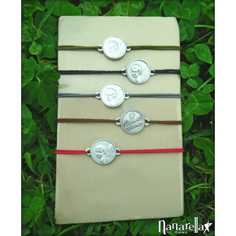 Le Bracelet Ange "Stammi Vicinu" Médailles religieuses - 2 2