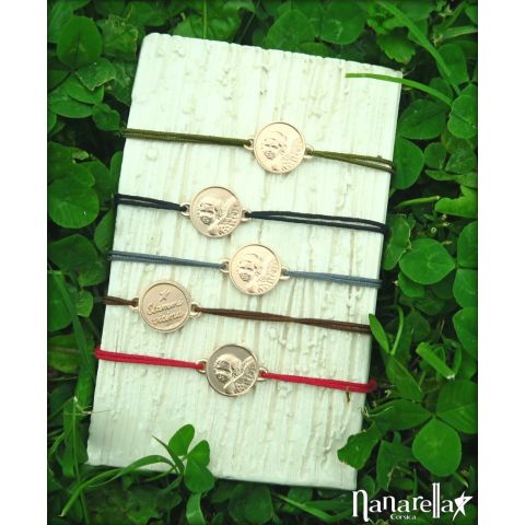 Le Bracelet Ange "Stammi Vicinu" Médailles religieuses - 2 2