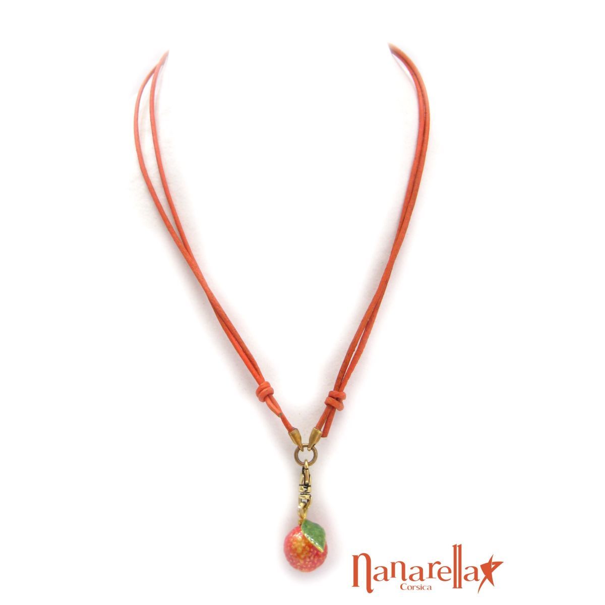 Le Ras de Cou Cordon Cuir Les Accroches Charms - 7