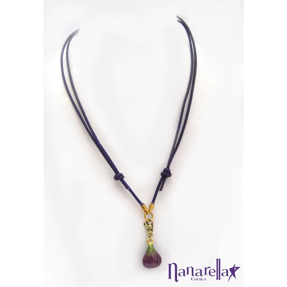 Le Ras de Cou Cordon Cuir Les Accroches Charms - 10