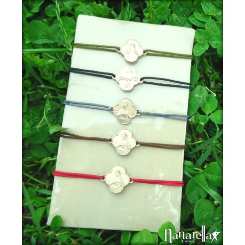 Bracelet  La Vierge au Sacré Coeur Médailles religieuses - 5 2