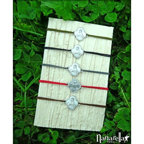 Bracelet  La Vierge au Sacré Coeur Médailles religieuses - 5 2