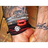 Le Bracelet en Soie avec croix DVSR Dio Vi Salvi Regina - 23