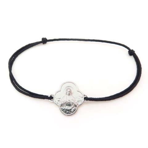 Bracelet  "La Vierge au Sacré Cœur" or 18 carats Médailles religieuses - 1 2