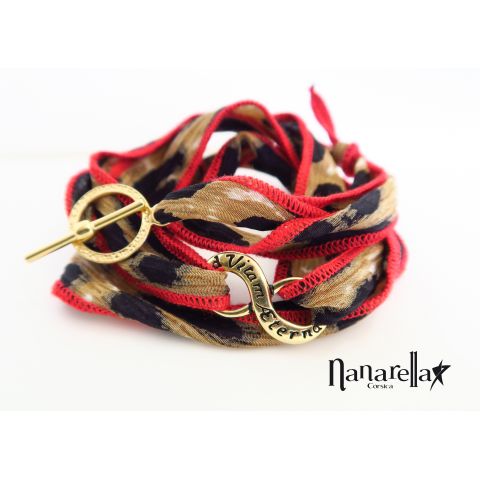 Le Bracelet en soie Ad Vitam Aeternam Les Accroches Charms - 5 2