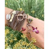 Bracelet épingle à nourrice émaillée rose Les Epingles à Nourrice - 8