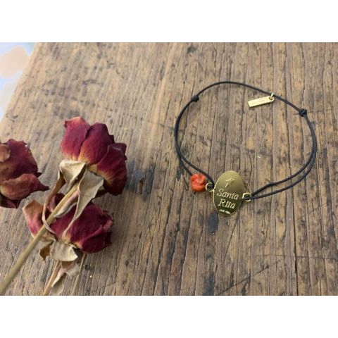 Le Bracelet Sainte Rita en Or jaune 18 carats Médailles religieuses - 1 2