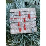 Bracelet cordon Main en Corail Corail - 1