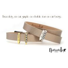 The Double Leather Bracelet