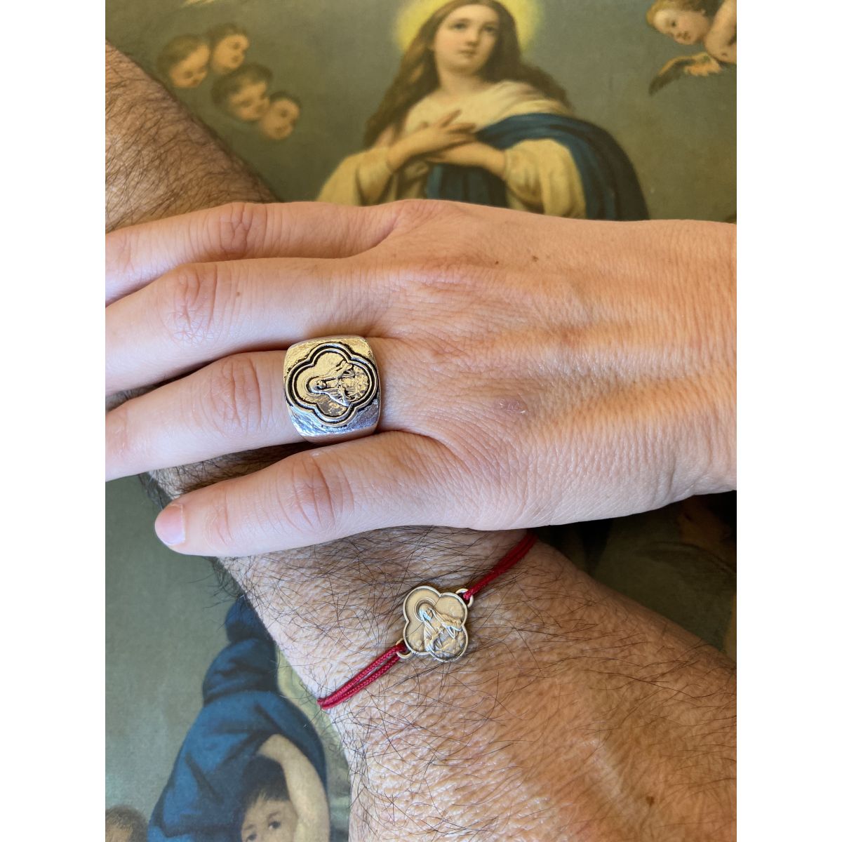 Bague La Vierge Sacré-Cœur Femme - 6