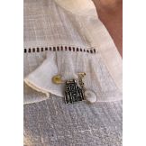 La Petite Epingle Emaillée sur Vermeil Rose Fixings and fastenings - 11