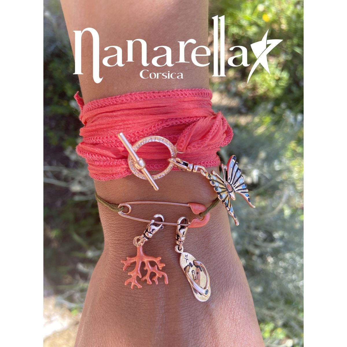 Bracelet épingle à nourrice émaillée rose Les Epingles à Nourrice - 7 Bracelet épingle à nourrice émaillée rose Les Epingles à Nourrice - 7