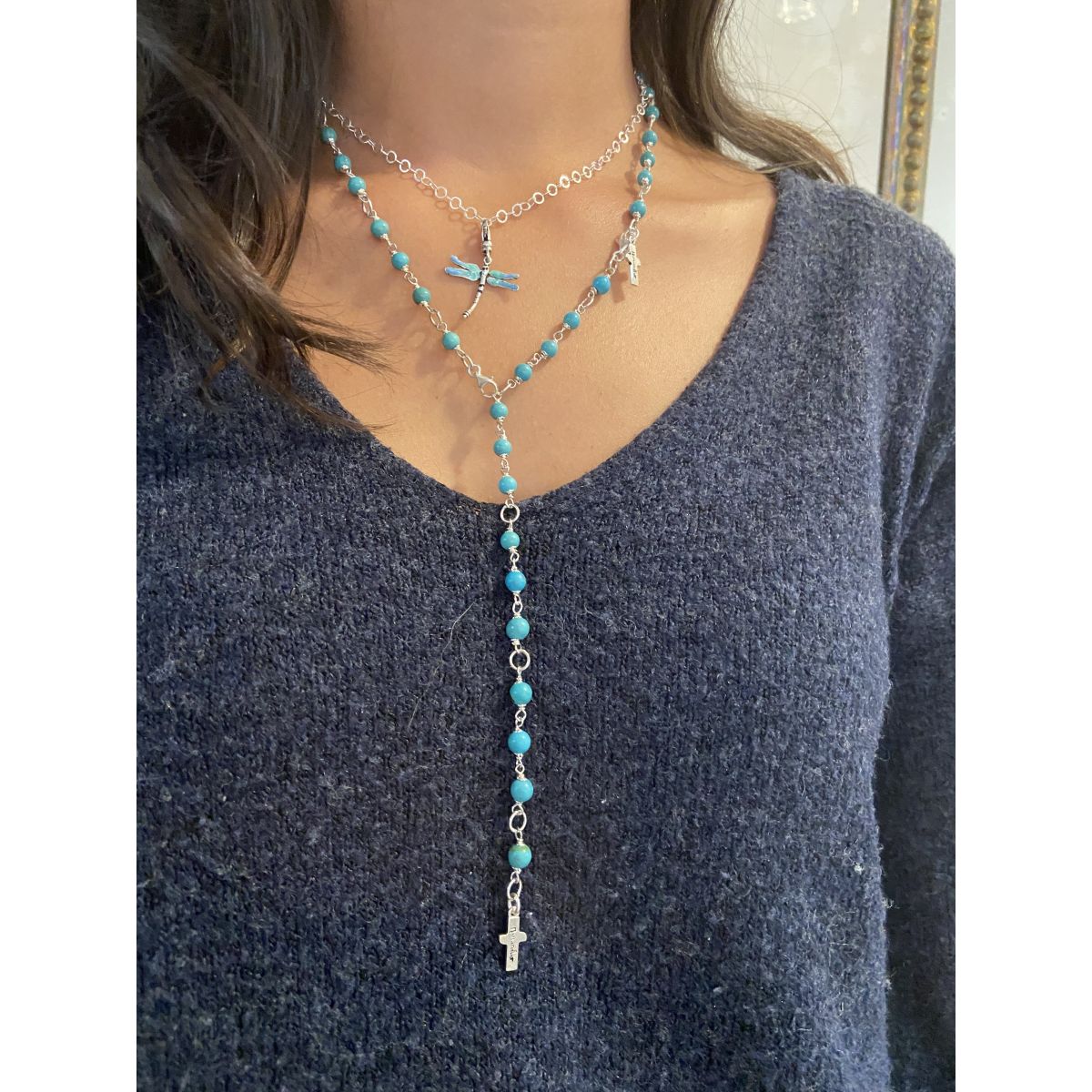 Le Bracelet Boules en Turquoise Les Bracelets - 8 Le Bracelet Boules en Turquoise Les Bracelets - 8