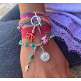 Le Bracelet Boules en Turquoise Les Bracelets - 9
