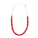 Ras de cou chaîne fine brins de corail Fixings and fastenings - 6