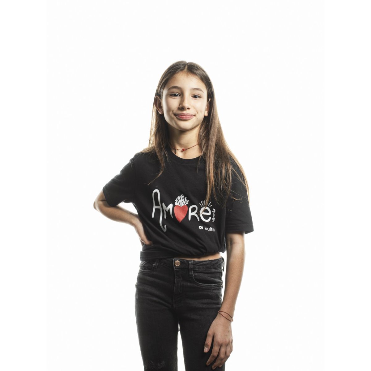 T-SHIRT "AMORE" NOIR KULTE X NANARELLA Kulte x Nanarella - 4