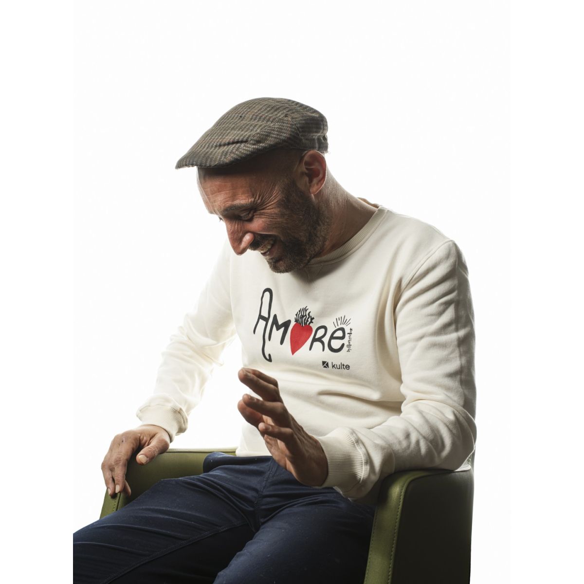SWEAT "AMORE" OFF-WHITE KULTE X NANARELLA Kulte x Nanarella - 4 SWEAT "AMORE" OFF-WHITE KULTE X NANARELLA Kulte x Nanarella - 4
