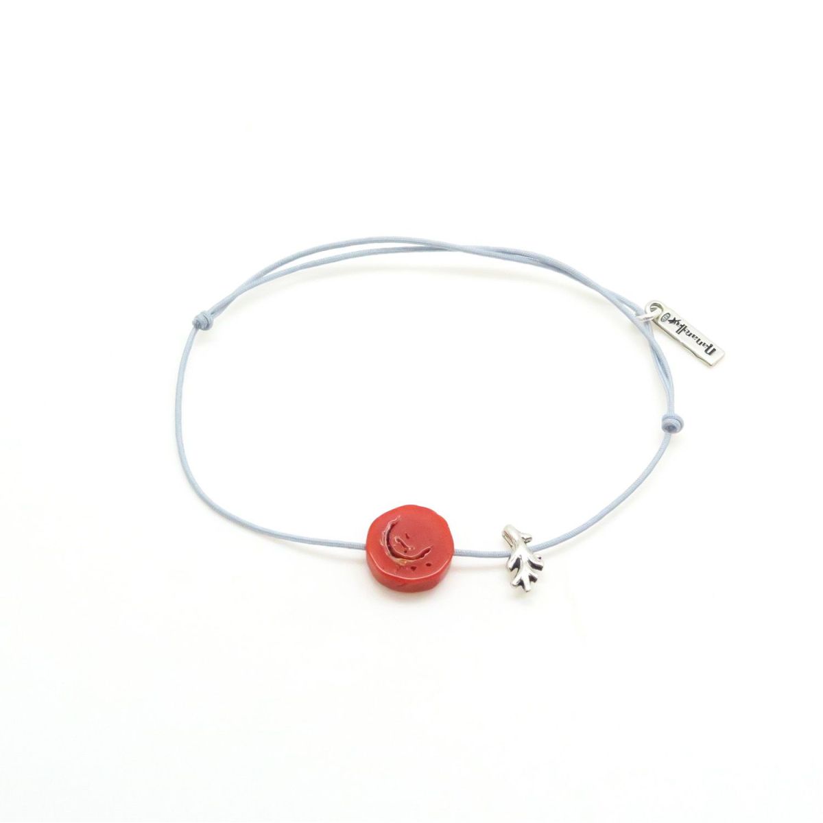 Bracelet disque corail Accueil - 2