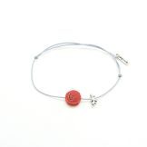 Bracelet disque corail Accueil - 2