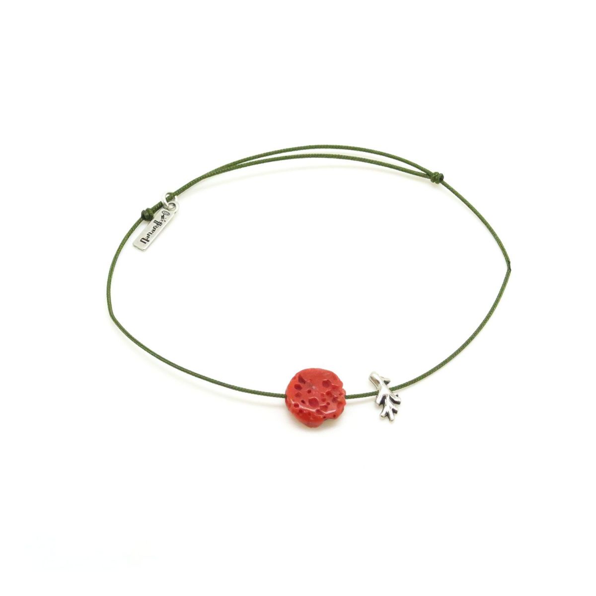 Bracelet disque corail Accueil - 3