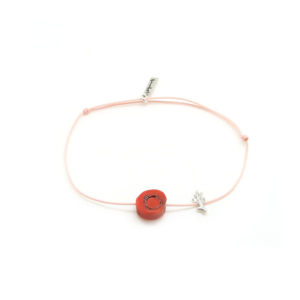 Bracelet disque corail Accueil - 5