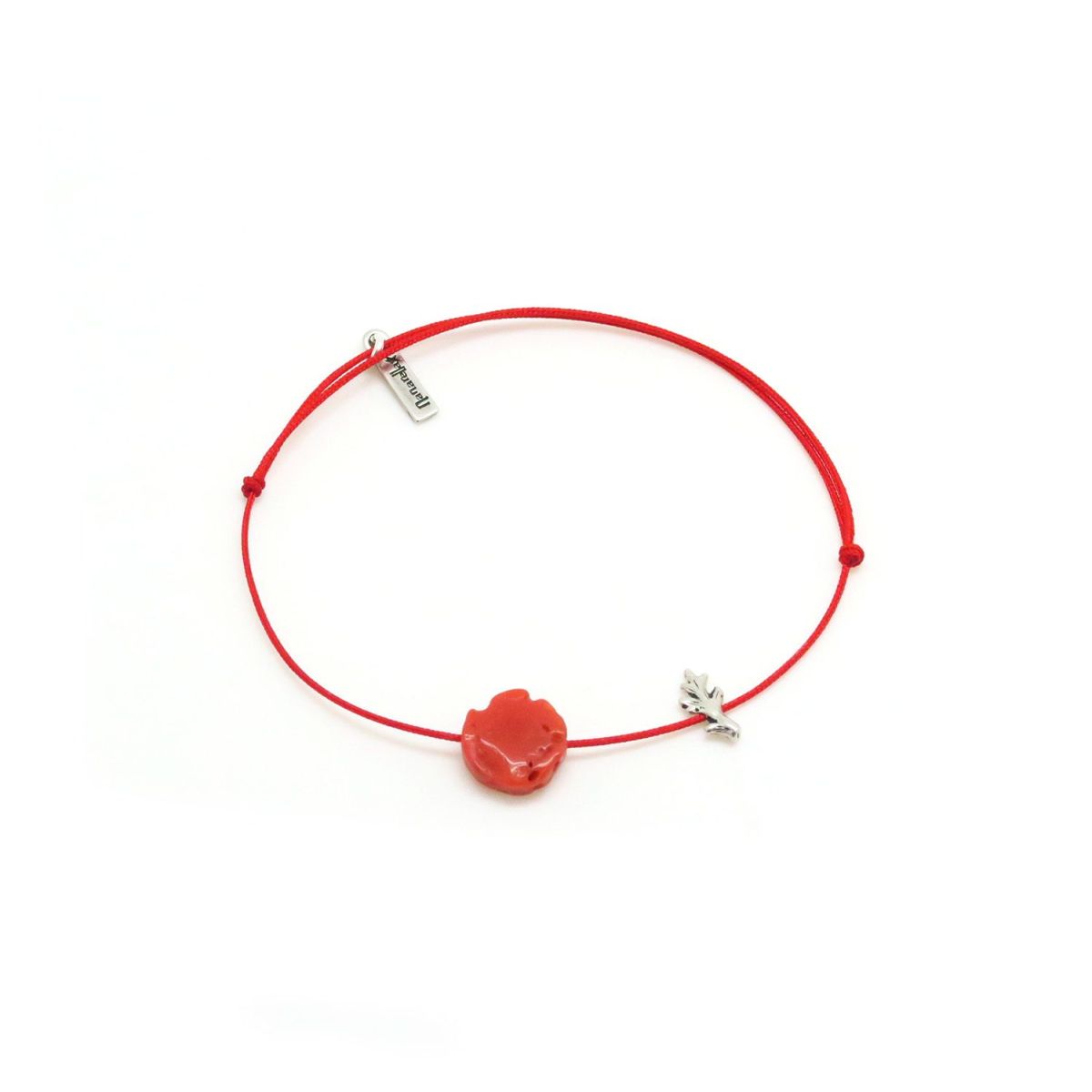 Bracelet disque corail Accueil - 6