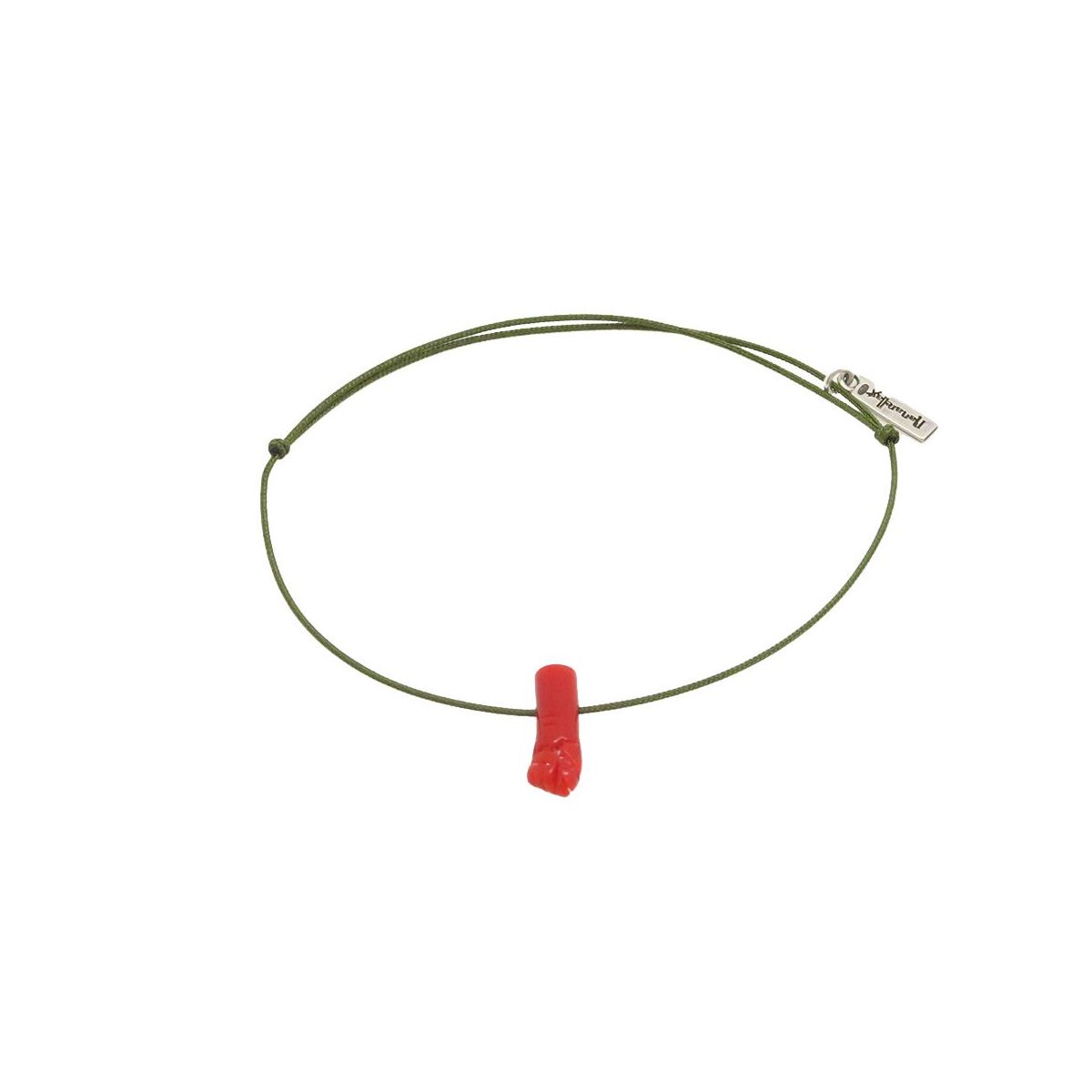 Bracelet cordon grande main en corail Corail - 3 Bracelet cordon grande main en corail Corail - 3