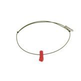 Bracelet cordon grande main en corail Corail - 3