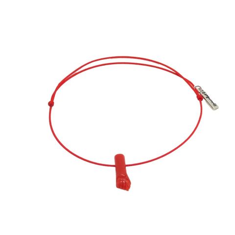 Bracelet cordon grande main en corail Corail - 5