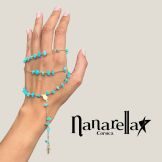 Chapelet en turquoise Accueil - 1