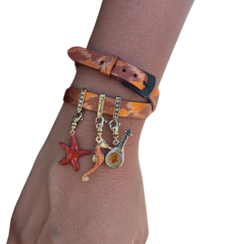 The Double Leather Bracelet Fixings and fastenings - 19