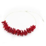 copy of Ras de cou chaîne fine brins de corail Fixings and fastenings - 3