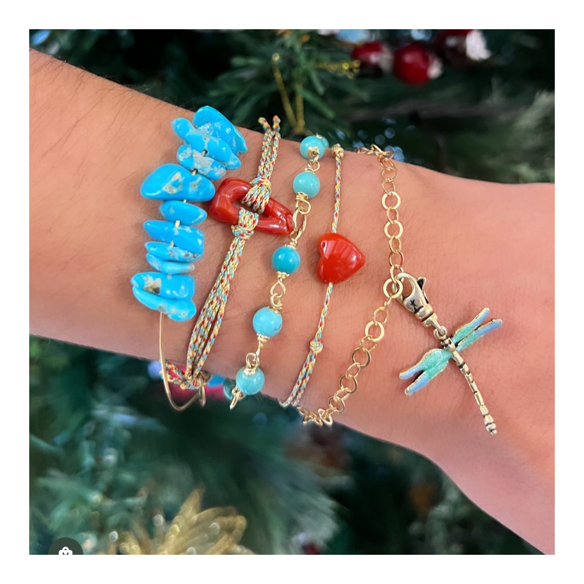 Jonc en turquoise naturelle Home - 2