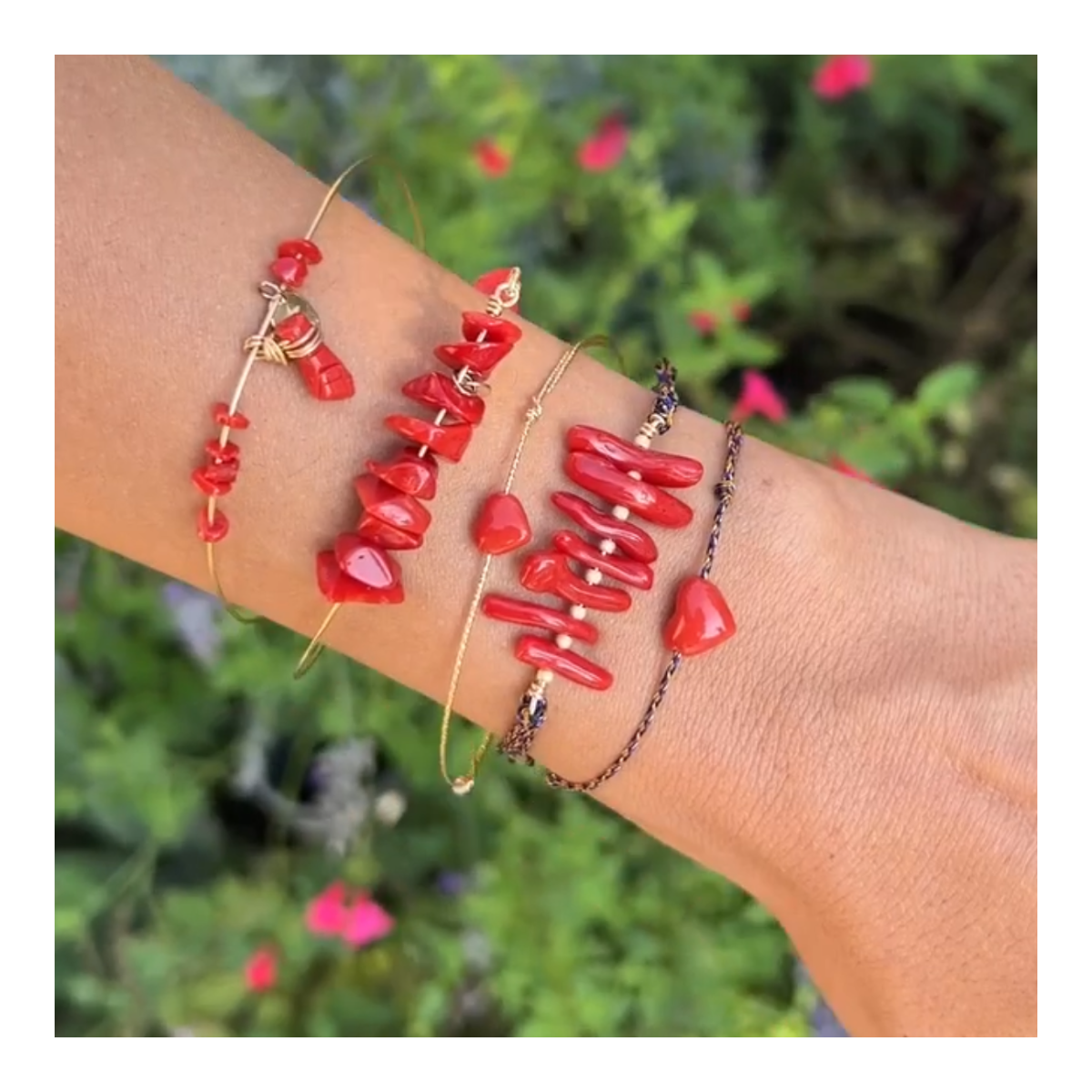 Jonc "Cupabia" Corail - 2 Jonc "Cupabia" Corail - 2