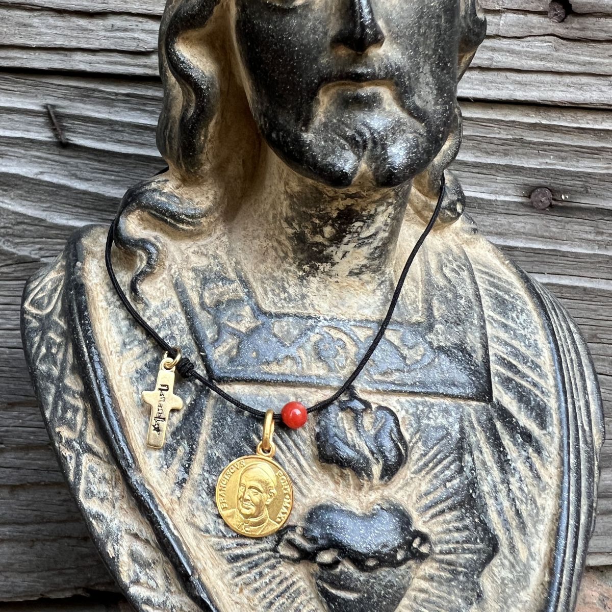 Bracelet Papa Francescu in Aiacciu Médailles religieuses - 1