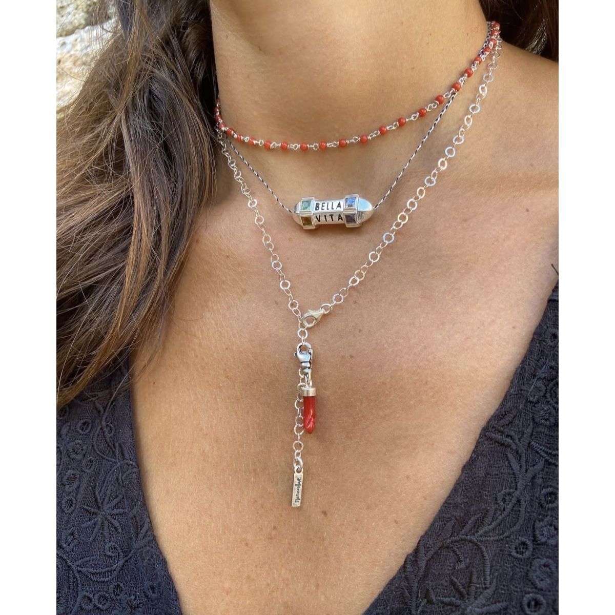 Charms La Main en Corail Gri-Gri - 8 Charms La Main en Corail Gri-Gri - 8