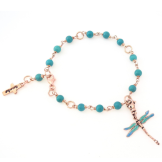 Le Bracelet Boules en Turquoise