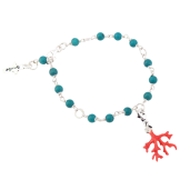 Le Bracelet Boules en Turquoise