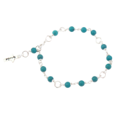 Le Bracelet Boules en Turquoise