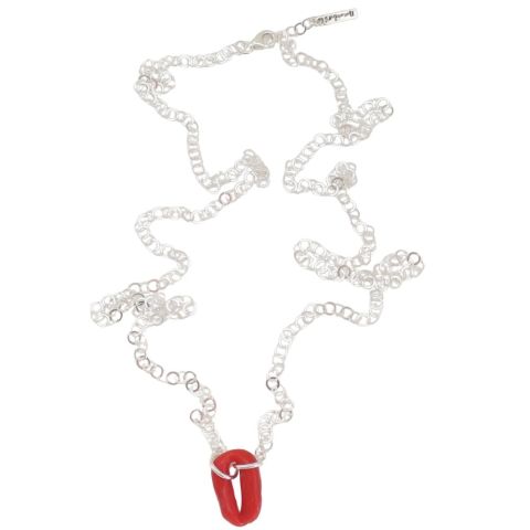 Le Sautoir Chaîne Fine avec Corail Fixings and fastenings - 2 2