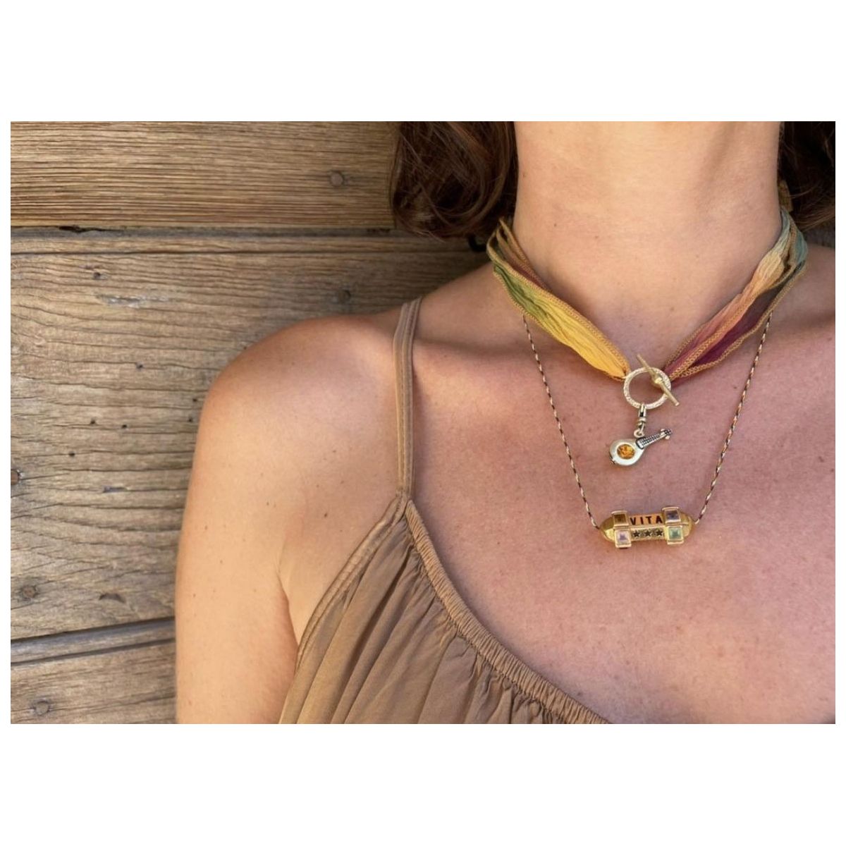 Bracelet ou collier  Talisman "Sempre Uniti Bella Vita"