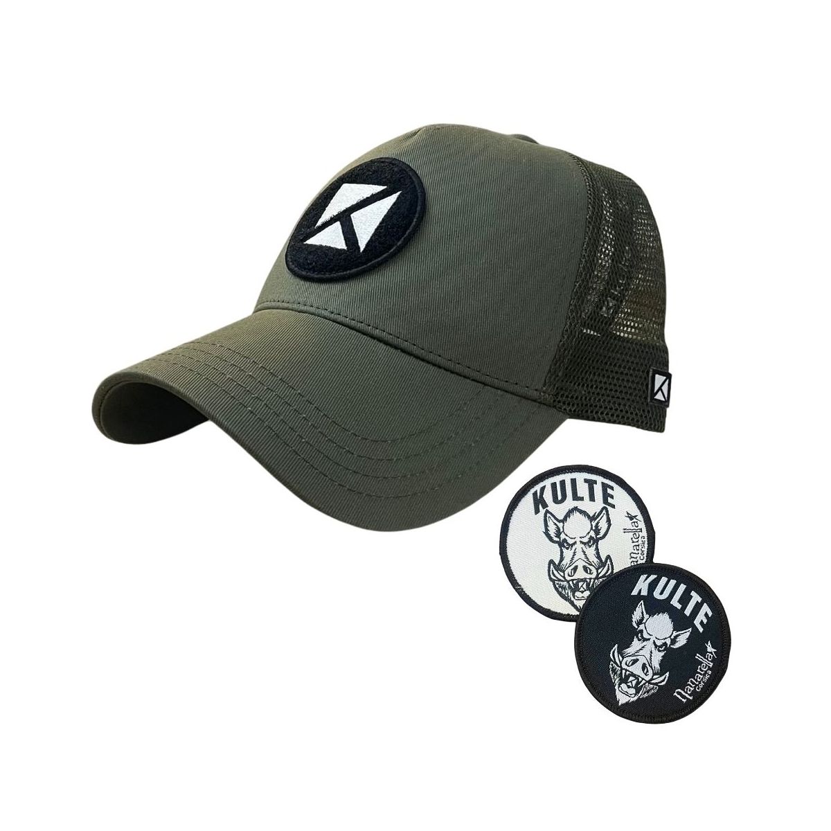 Casquette avec patch "Cignali" KULTE X NANARELLA Casquette avec patch "Cignali" KULTE X NANARELLA