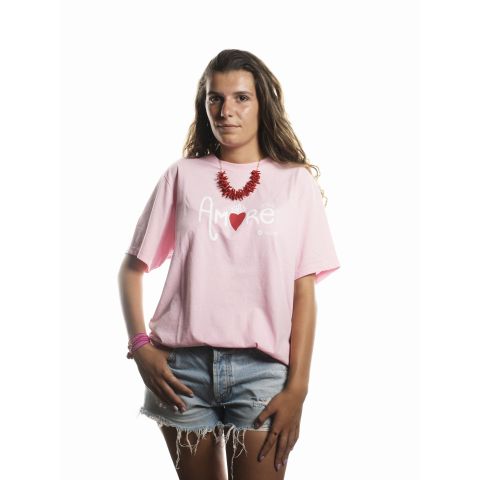 copy of T-SHIRT "AMORE" NOIR KULTE X NANARELLA 2