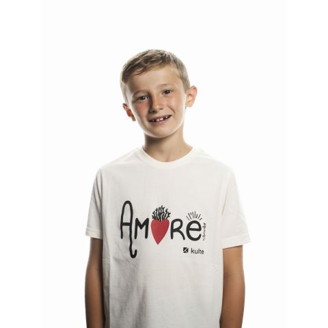 T-SHIRT "AMORE" OFF-WHITE KULTE X NANARELLA