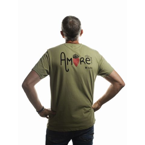 T-shirt "Amore 20 anni" kaki KULTE X NANARELLA