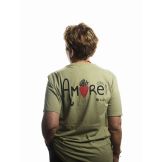 T-shirt "Amore 20 anni" kaki KULTE X NANARELLA